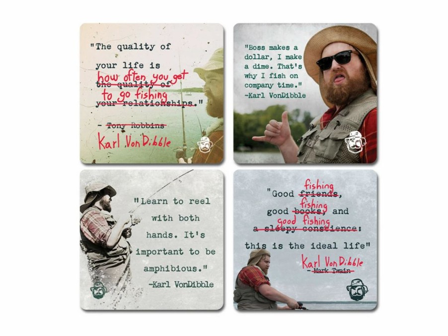 Fishing Accessories * | Karl'S Fishing & Outdoors Inspirational Coasters