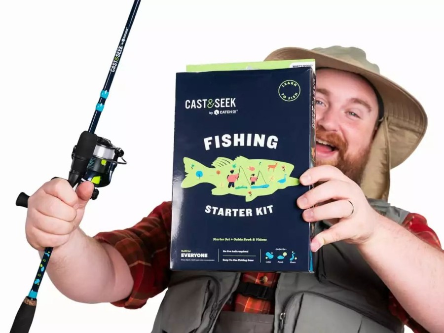 Rods & Reels * | Cast & Seek Starter Kit With Spinning Combo