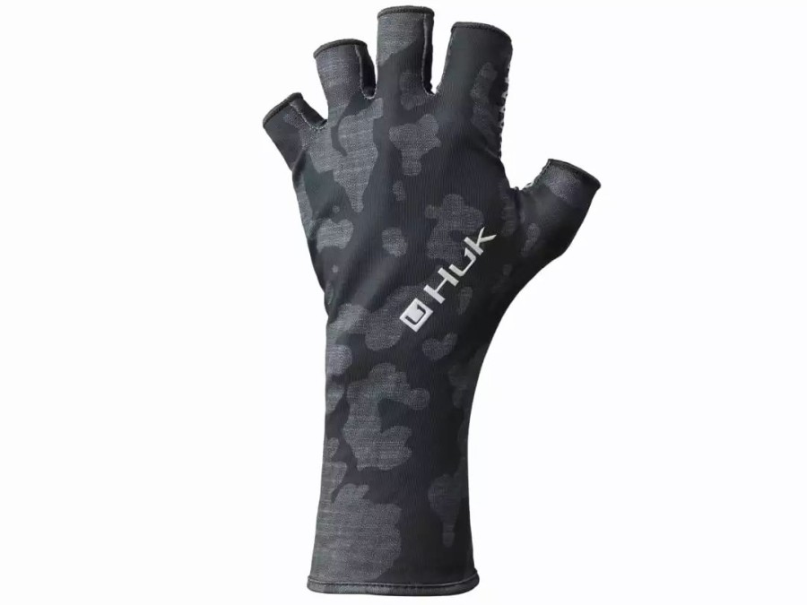 Clothing * | Huk Running Lakes Sun Glove Volcanic Ash