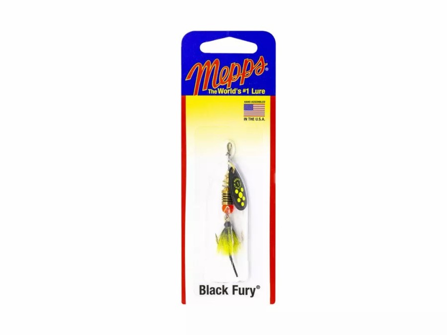 Baits & Tackle * | Mepps Dressed Black Fury Spinnerbait