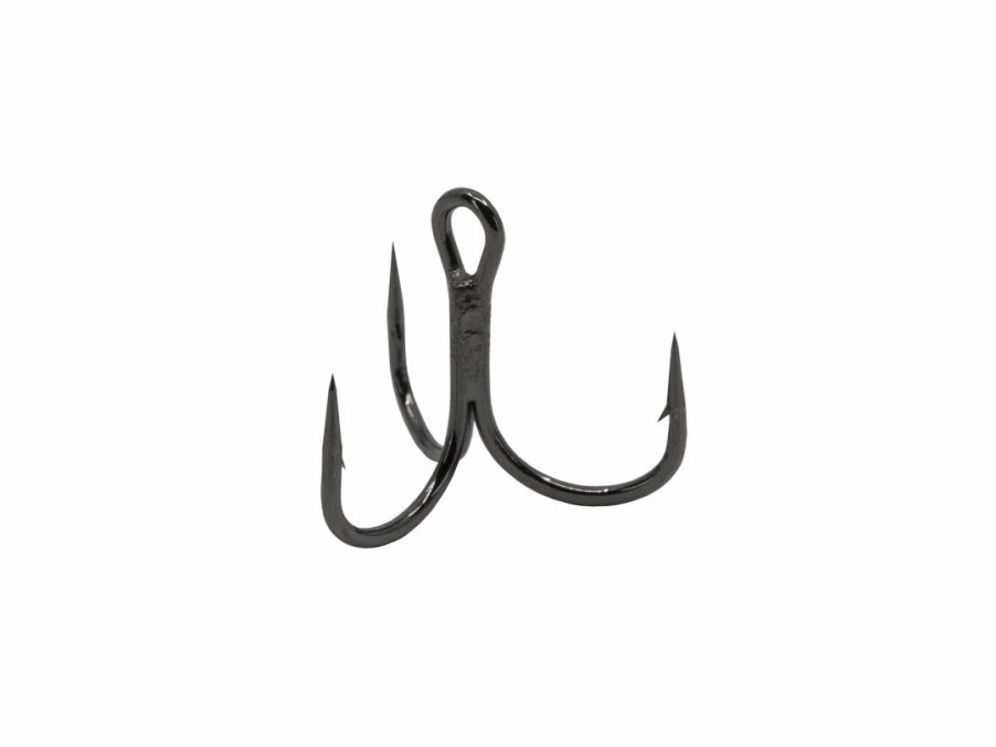 Baits & Tackle * | Mustad Kvd Elite Round Bend Treble Hook 2X Short