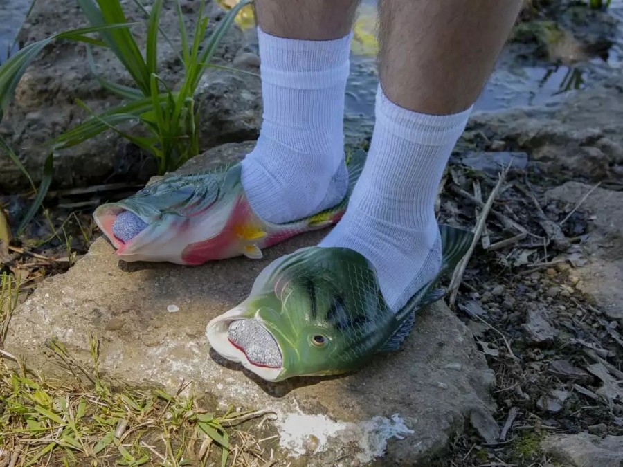 Clothing * | Rivers Edge Bass Fish Sandals