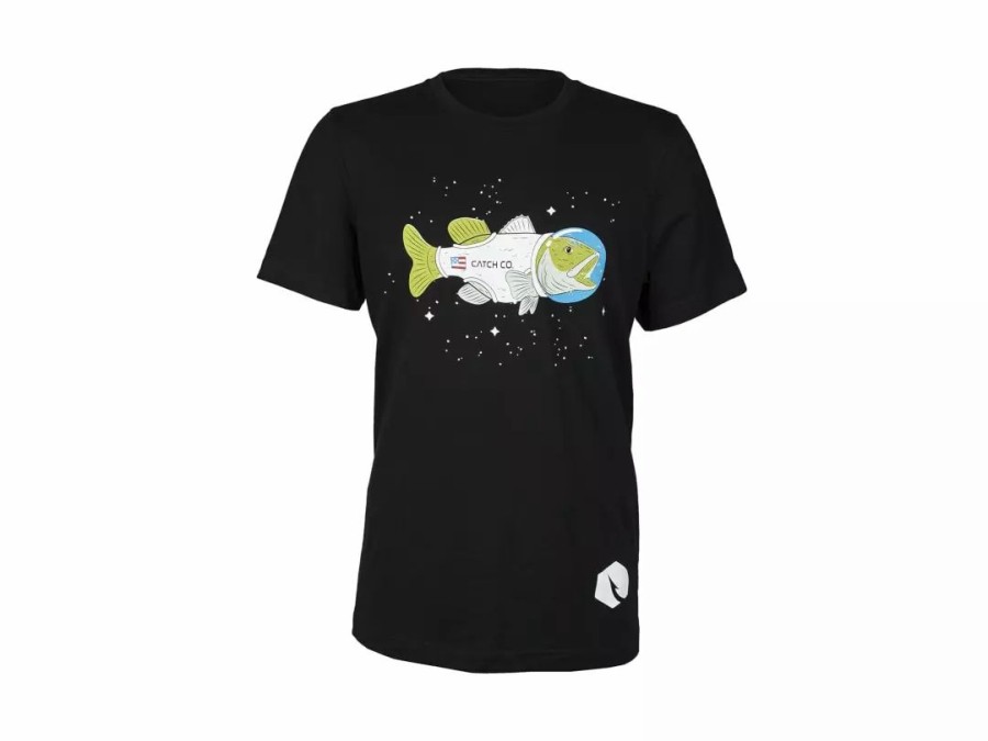 Clothing * | Catch Co. Space Bass T-Shirt Black