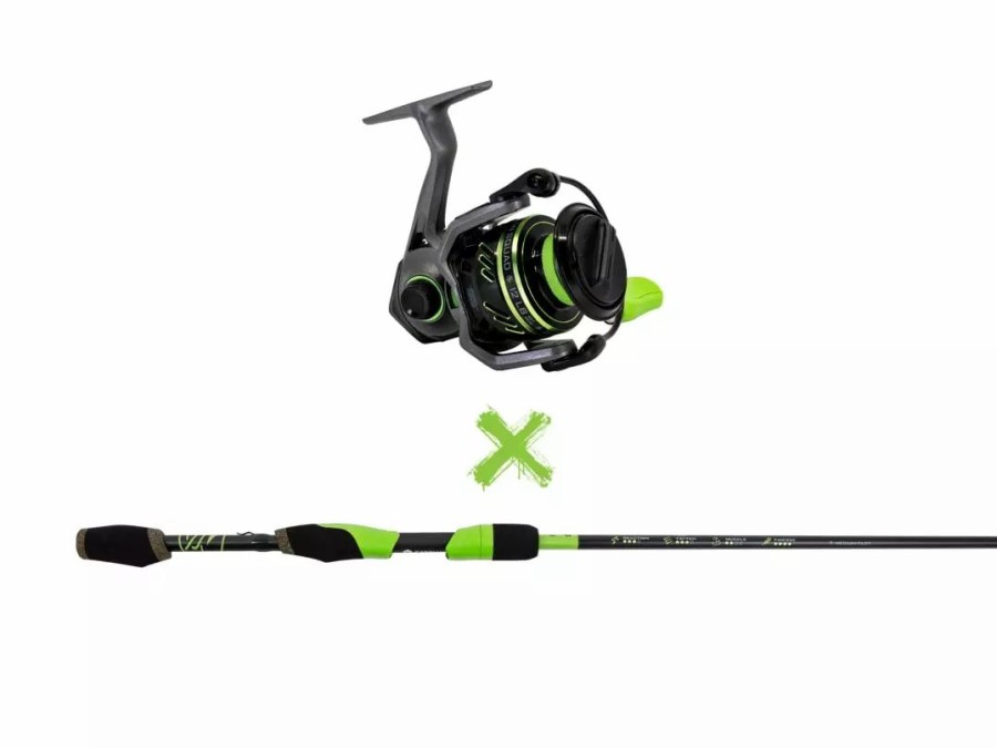 Rods & Reels * | Googan Squad Green Series Spinning Reel & Finesse Rod Bundle