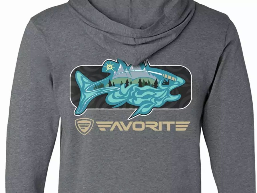 Clothing * | Favorite Fishing Simmer Tri-Blend Hoodie