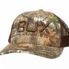 Clothing * | Bux Hunting Co. Hat Real Tree Edge Camo/Brown