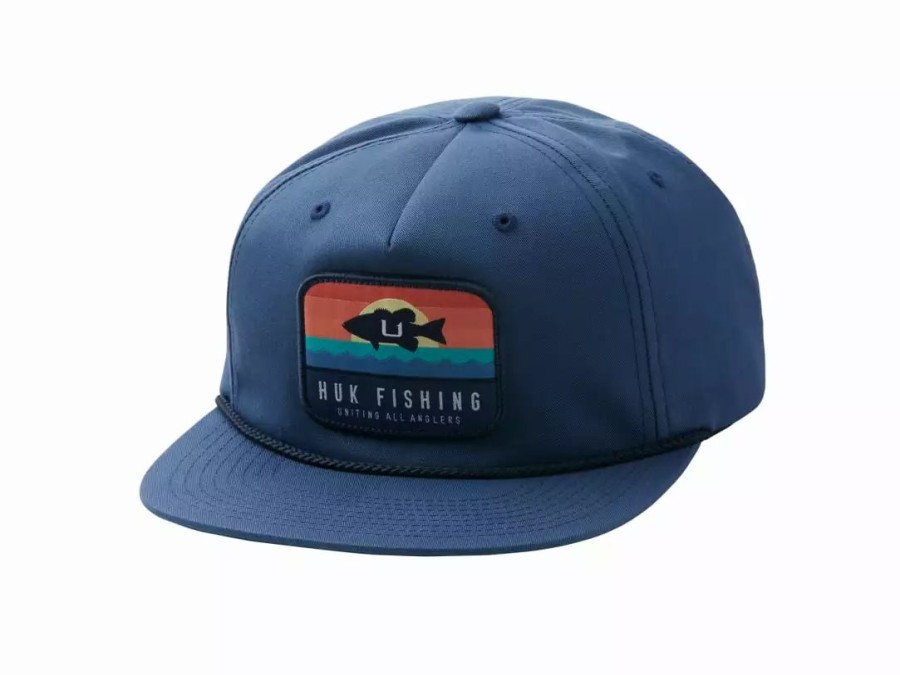 Clothing * | Huk Sunset Bass Unstructured Hat Sargasso Sea